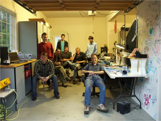 Planet Labs' Founding Team In Garage, 2012