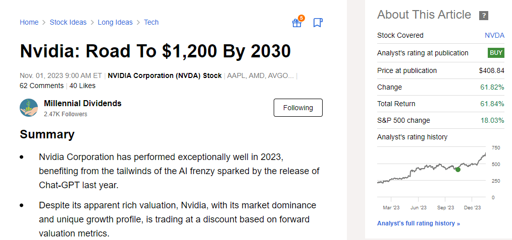 Nvda hot sale seeking alpha