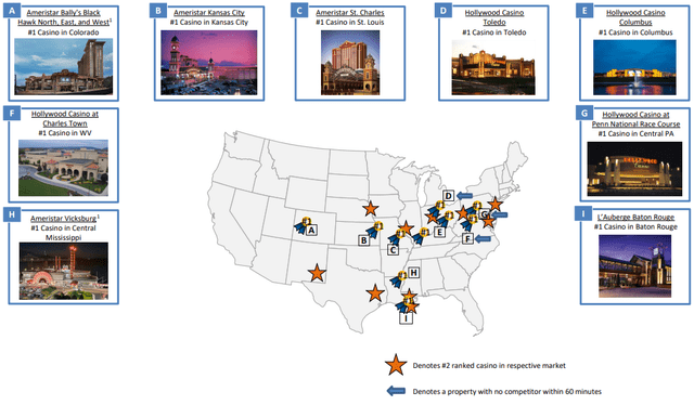 A map of the united states with pictures of buildings and cities Description automatically generated