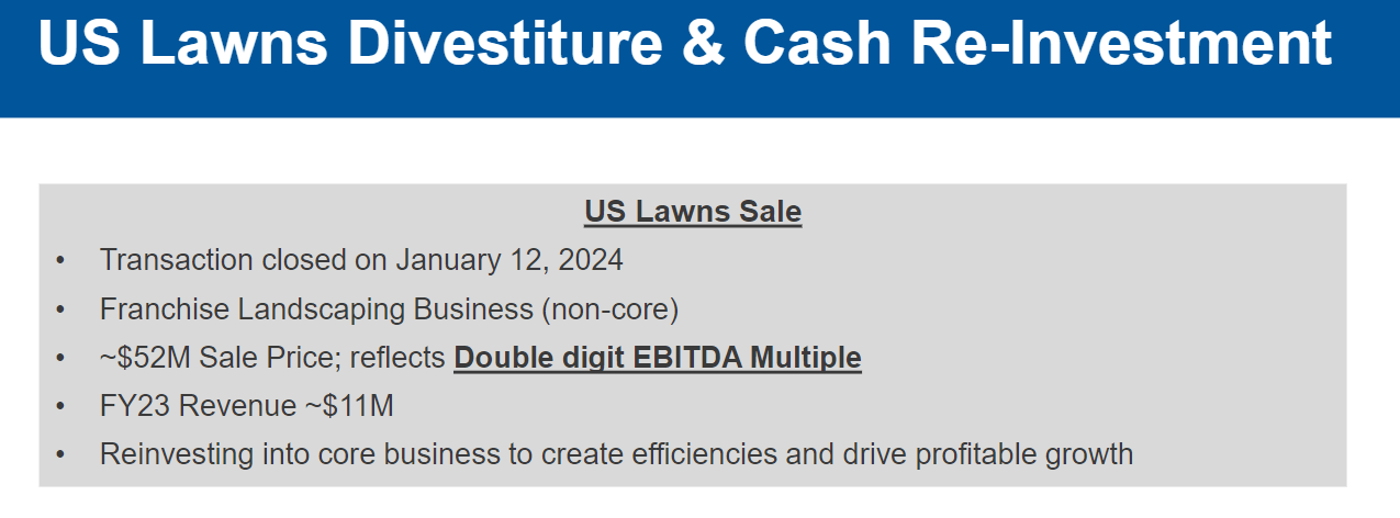 Source: First Quarter Fiscal 2024
