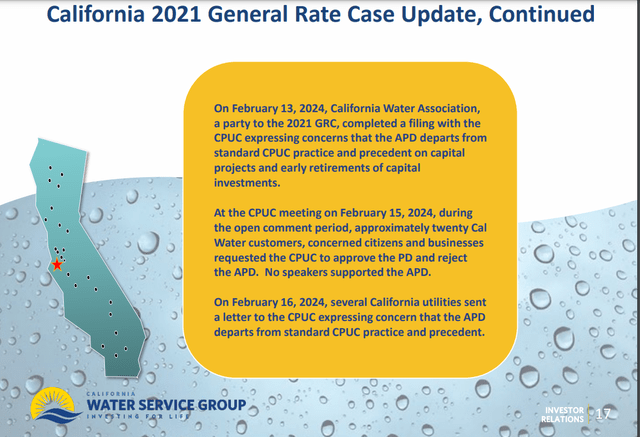 An overview of the 2021 California GRC update.
