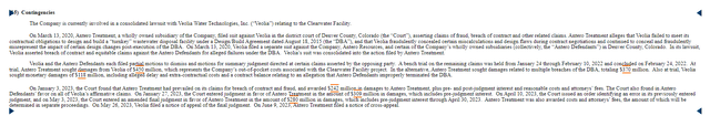 Veolia Lawsuit
