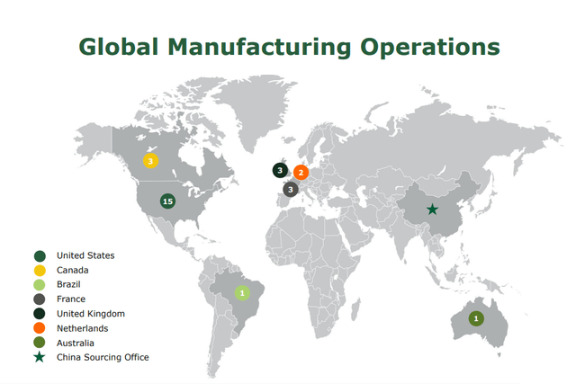 Geographic Presence - Alamo Group