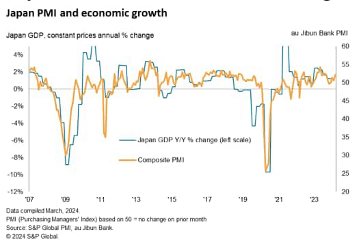 Japan PMI and economic growth