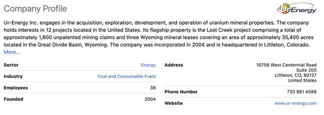 Company profile