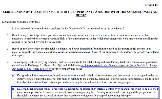 Excerpt of the amended Exhibit 12.1 filed October 12, 2023. Sections added in response to the SEC notice are highlighted in blue.