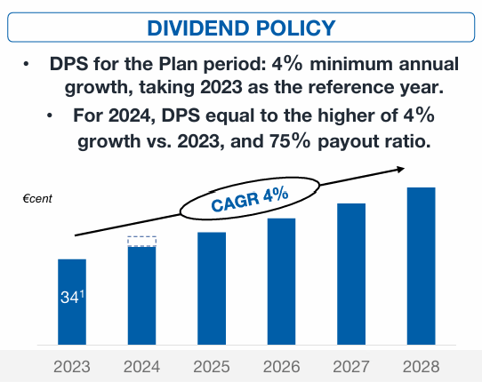 Terna dividend policy