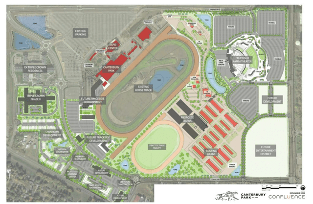 Canterbury Park Property Layout From CanterburyPark.com