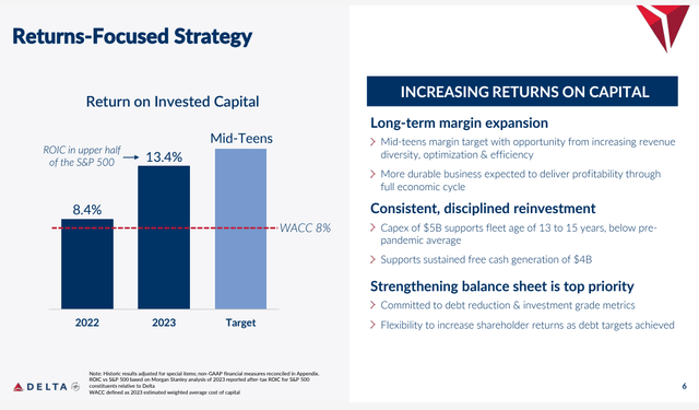 DAL returns focused strategy