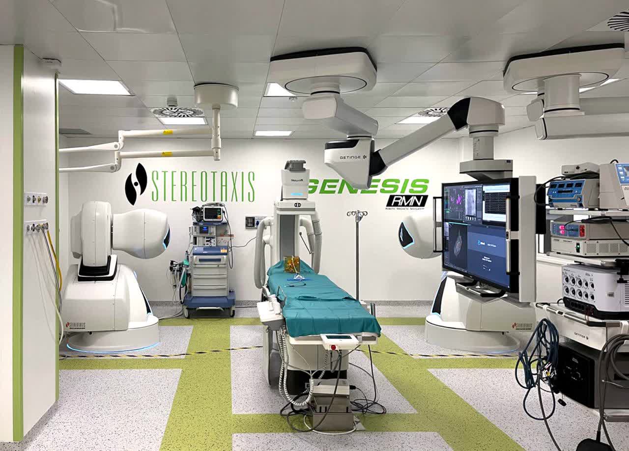Stereotaxis cath lab in Nola Italy