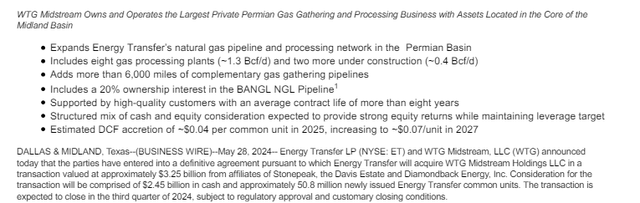 Energy Transfer Investor Presentation