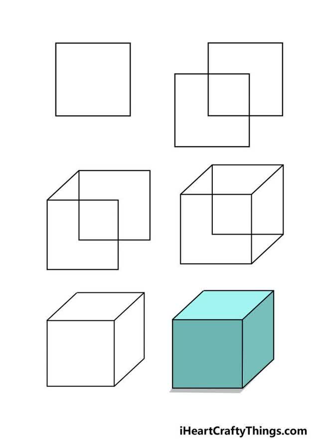 diagram of cube