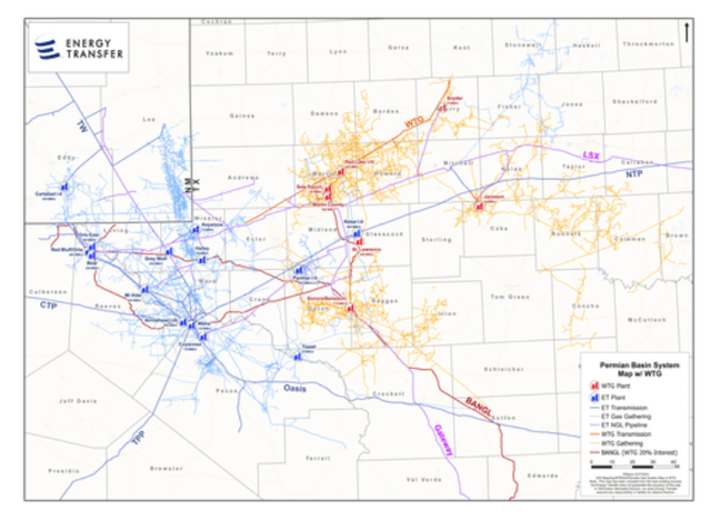 WTG pipeline map