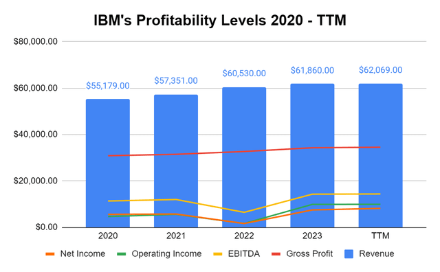 IBM Profit and Loss Statement