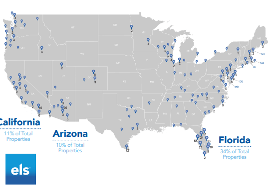 Um mapa dos Estados Unidos com pinos azuis Descrição gerada automaticamente