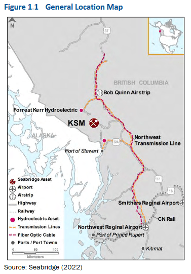 A map of a route Description automatically generated