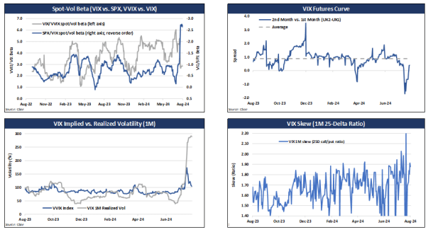 VIX index volatility