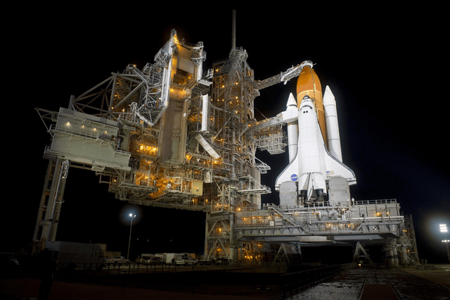 This image shows the Space Shuttle.