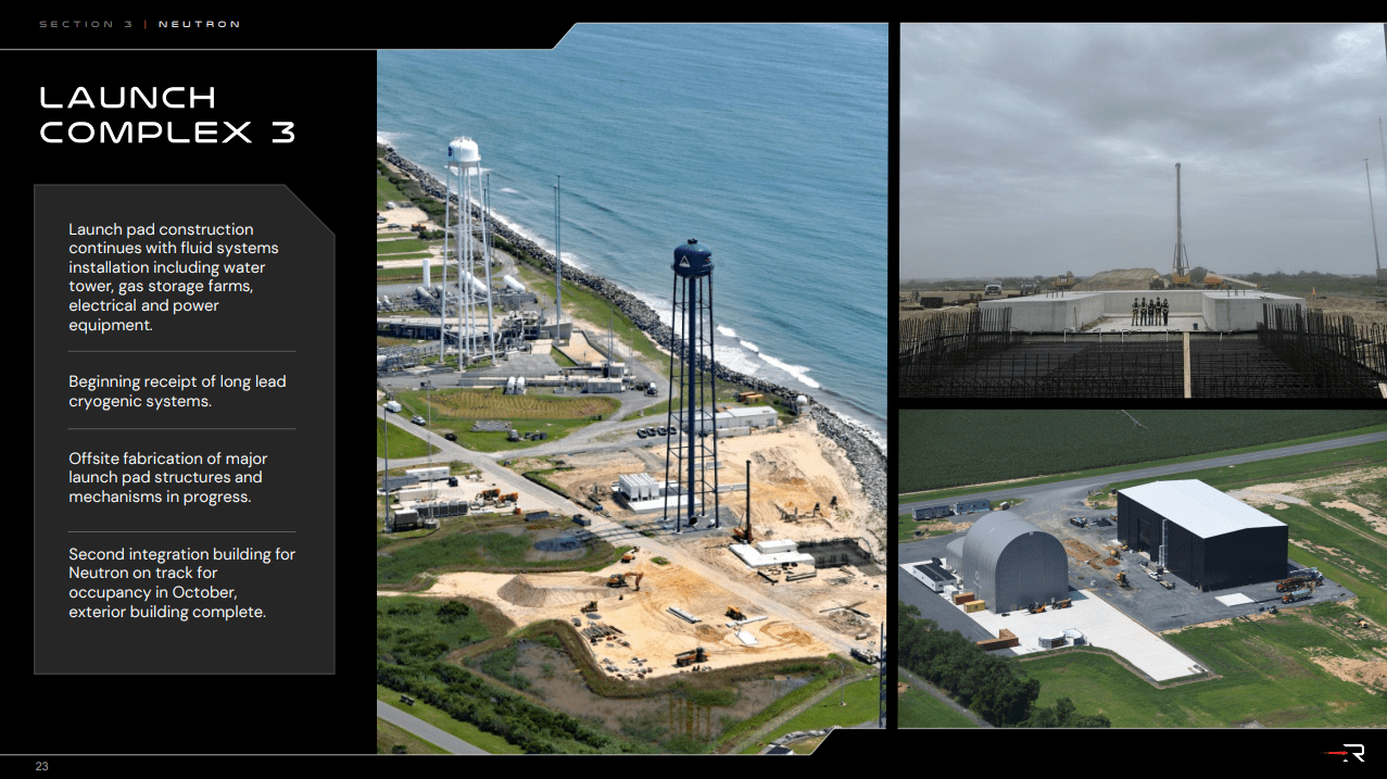 Launch Complex 3 progress at Wallops Island Virginia