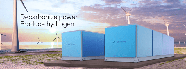 "Decarbonize power, produce hydrogen" FuelCell Energy