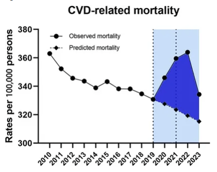 Chart Showing Rise In CVD