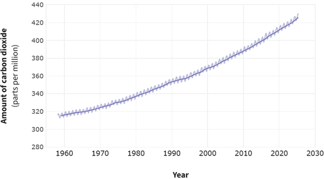 Carbon dioxide amount
