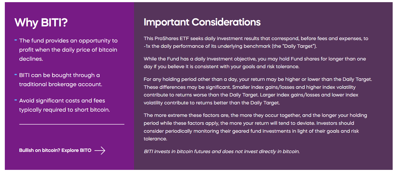 BITI: One Of The Easiest And Lowest-Risk Ways To Short Bitcoin  (NYSEARCA:BITI) | Seeking Alpha