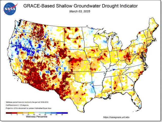 FIGURE 8a Lower 48 Drought Indicator