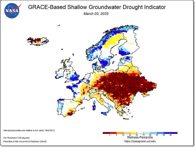 FIGURE 8c European Drought Indicator