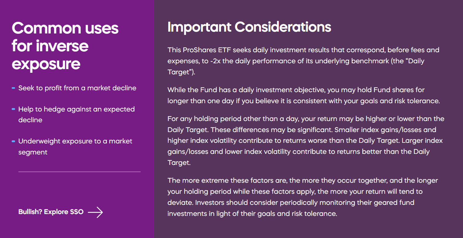Buy SDS To Hedge A Recession And Bear Market | Seeking Alpha