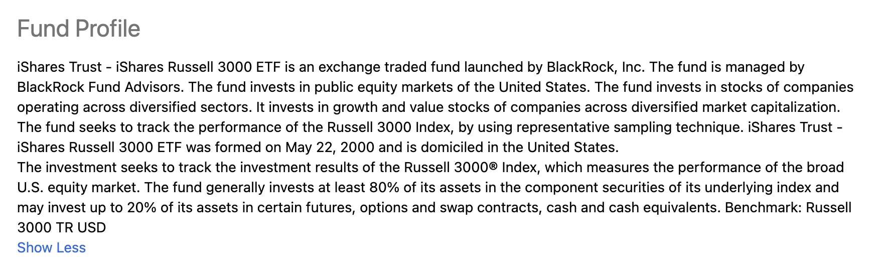 The Case For The IWV ETF (NYSEARCA:IWV) | Seeking Alpha