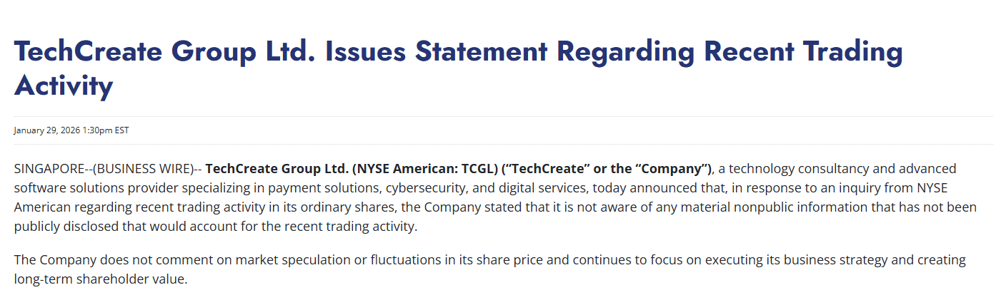TechCreate Stock Soars 2,500% In 5 Days, Here's What We Know (NYSE:TCGL ...