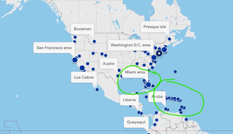 Jetblue - route map