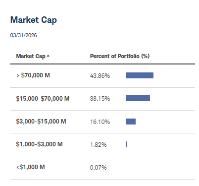 Market-cap exposure