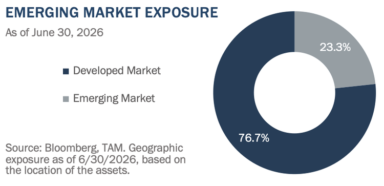 Emerging market exposure