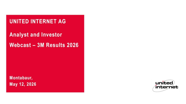 United Internet AG 2026 Q1 - Results - Earnings Call Presentation ...
