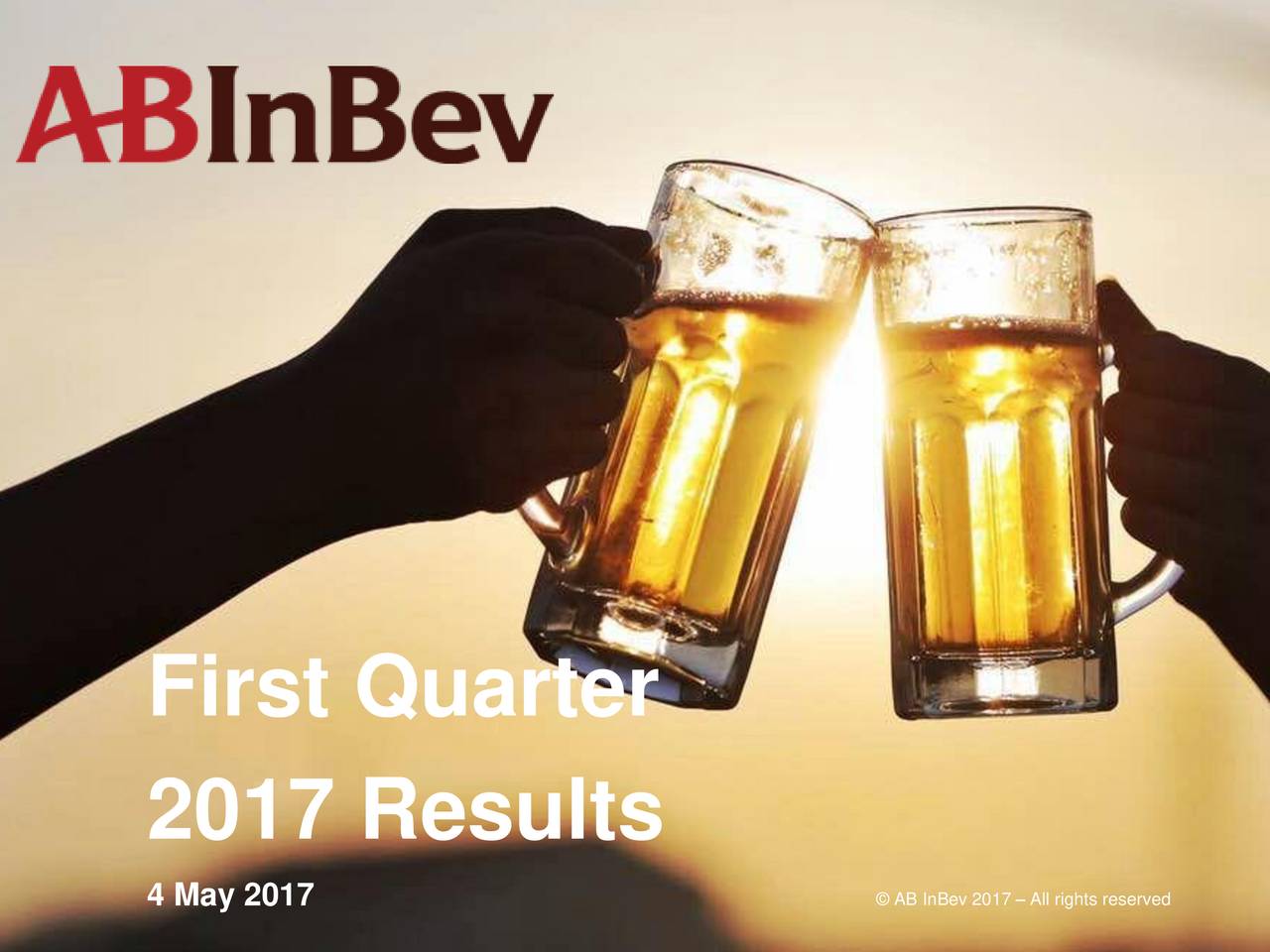 Anheuser-Busch InBev SA/NV 2017 Q1 - Results - Earnings Call Slides ...