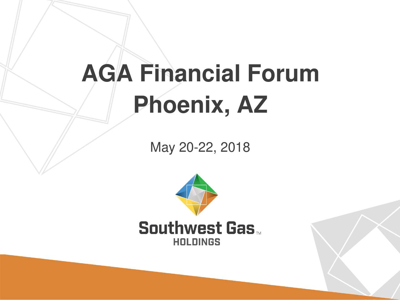 Southwest Gas (SWX) Presents At American Gas Association Financial