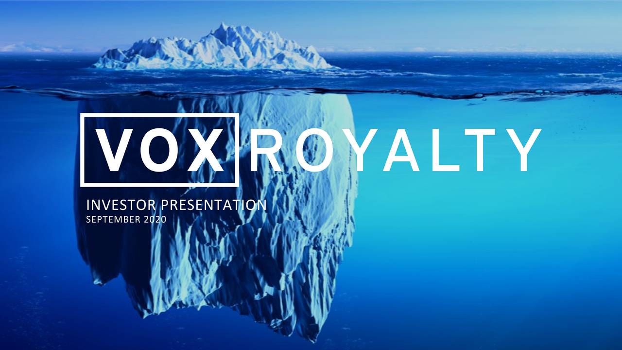 VOX Royalty : Fil dédié. 1