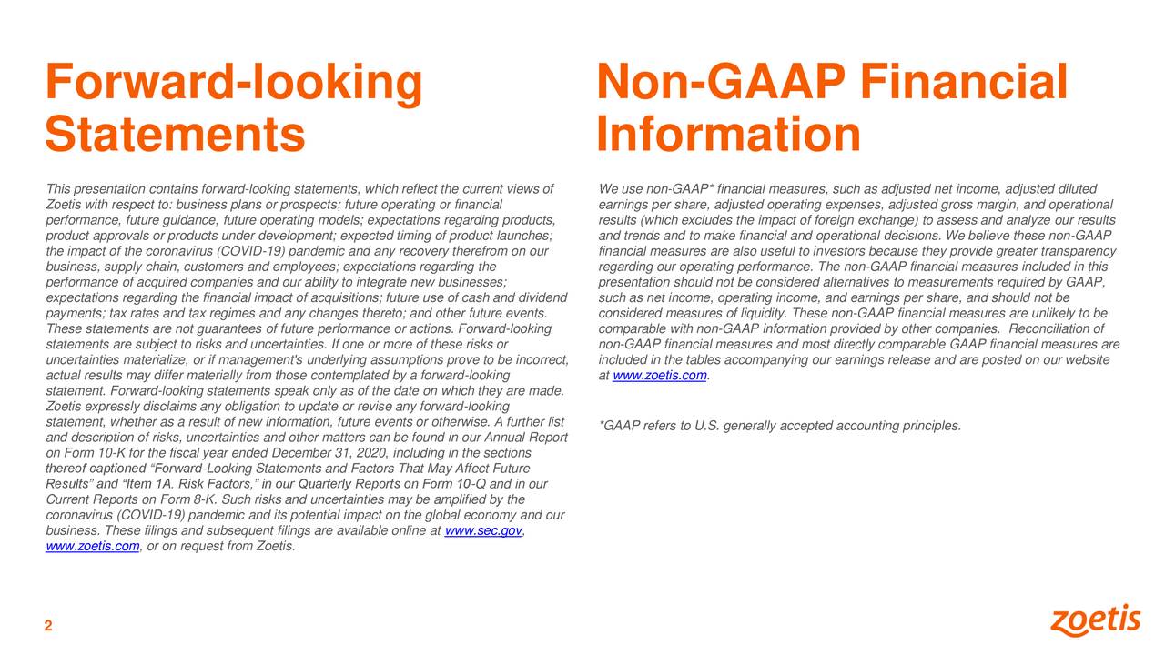 Zoetis Inc. 2021 Q3 Results Earnings Call Presentation (NYSEZTS