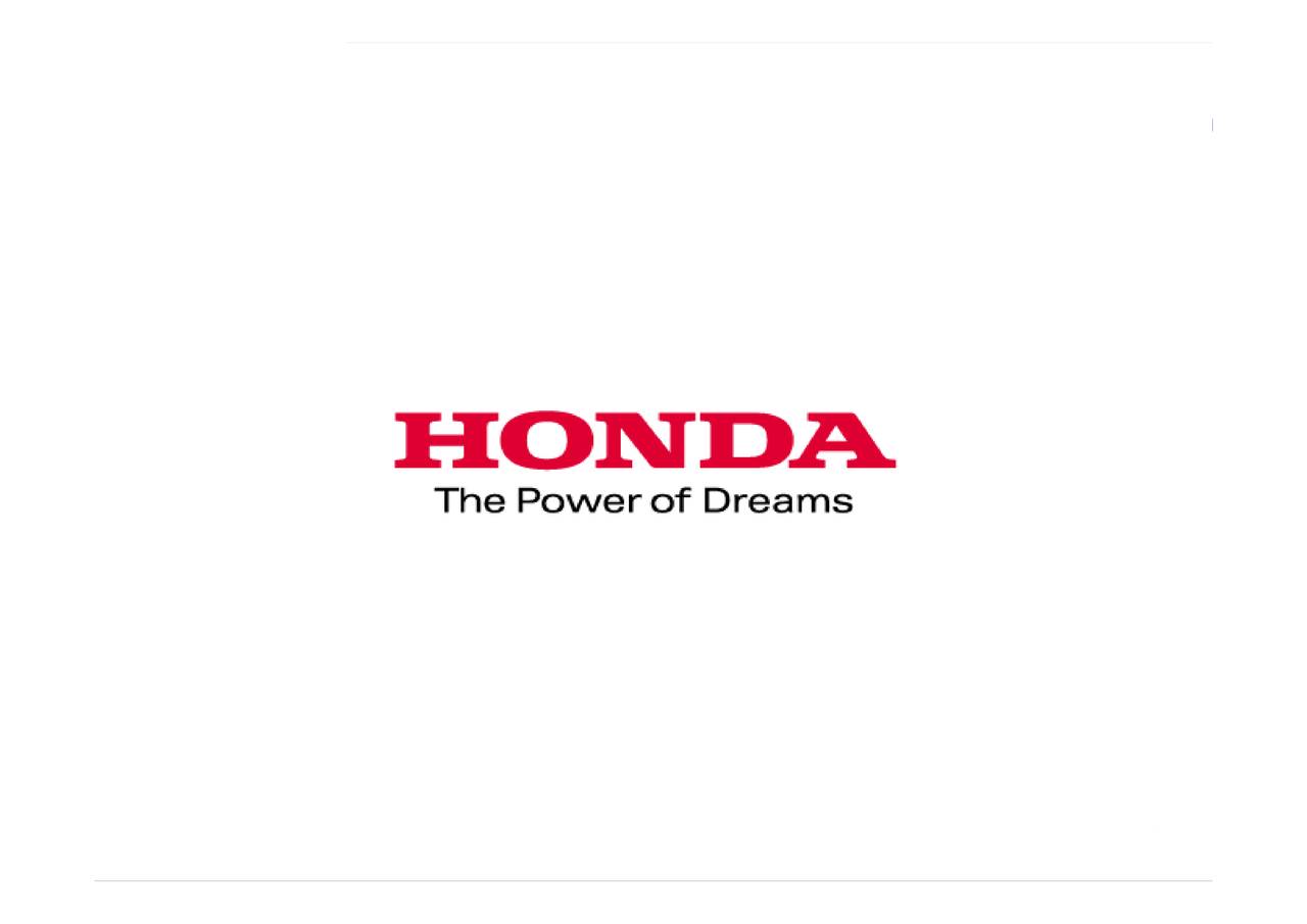 Honda Motor Co., Ltd. 2016 Q3 Results Earnings Call Slides (NYSEHMC) Seeking Alpha