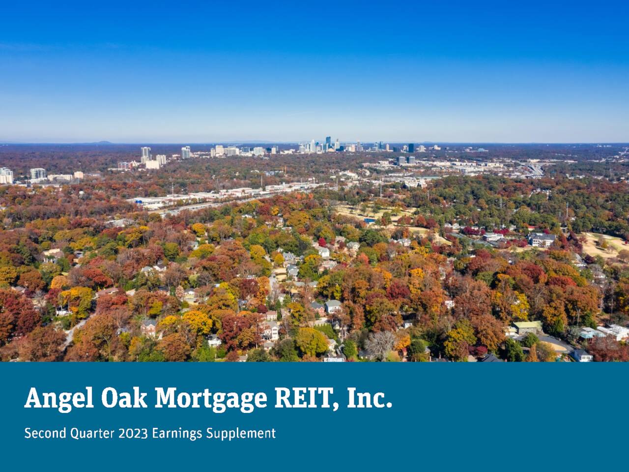 Angel Oak Mortgage REIT, Inc. 2023 Q2 Results Earnings Call