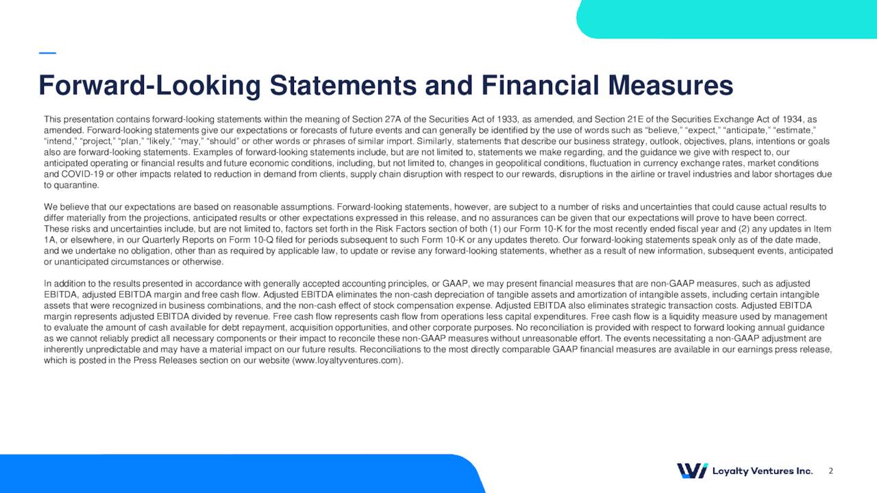 Loyalty Ventures Inc. 2022 Q1 Results Earnings Call Presentation