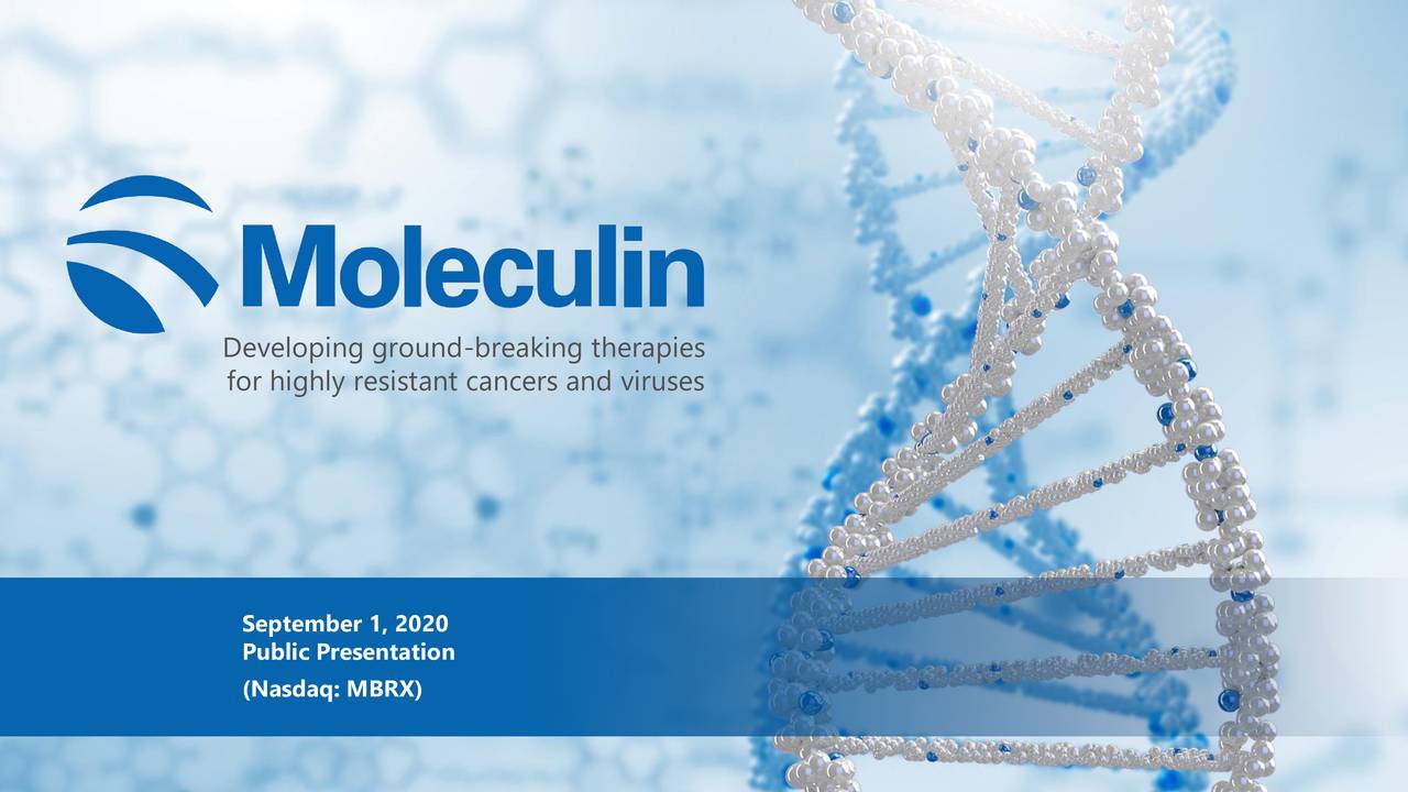 Moleculin Biotech (MBRX) Investor Presentation - Slideshow (NASDAQ:MBRX ...