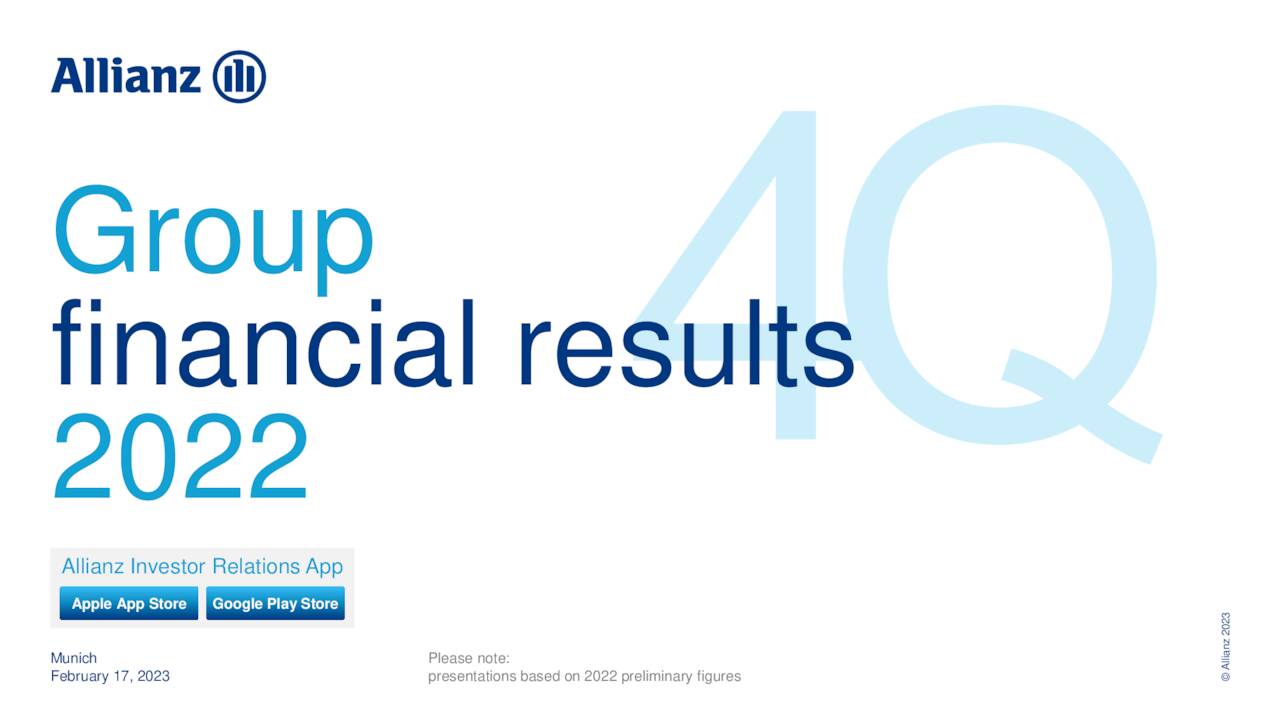 Allianz SE 2023 Q4 - Results - Earnings Call Presentation (OTCMKTS ...