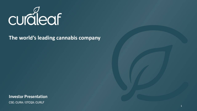 Curaleaf Holdings (CURLF) Investor Presentation - Slideshow (OTCMKTS ...