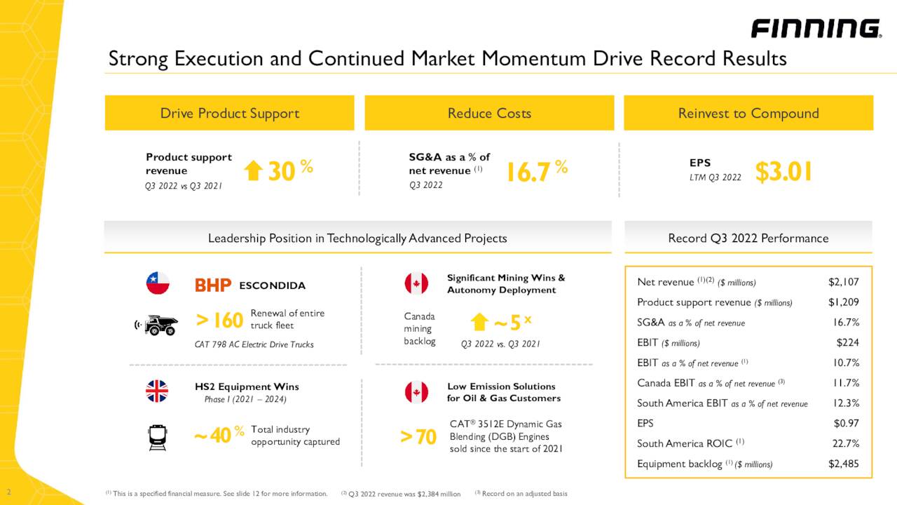 Finning International Inc. 2022 Q3 - Results - Earnings Call ...