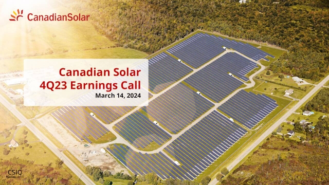 Canadian Solar Inc. 2023 Q4 - Results - Earnings Call Presentation ...