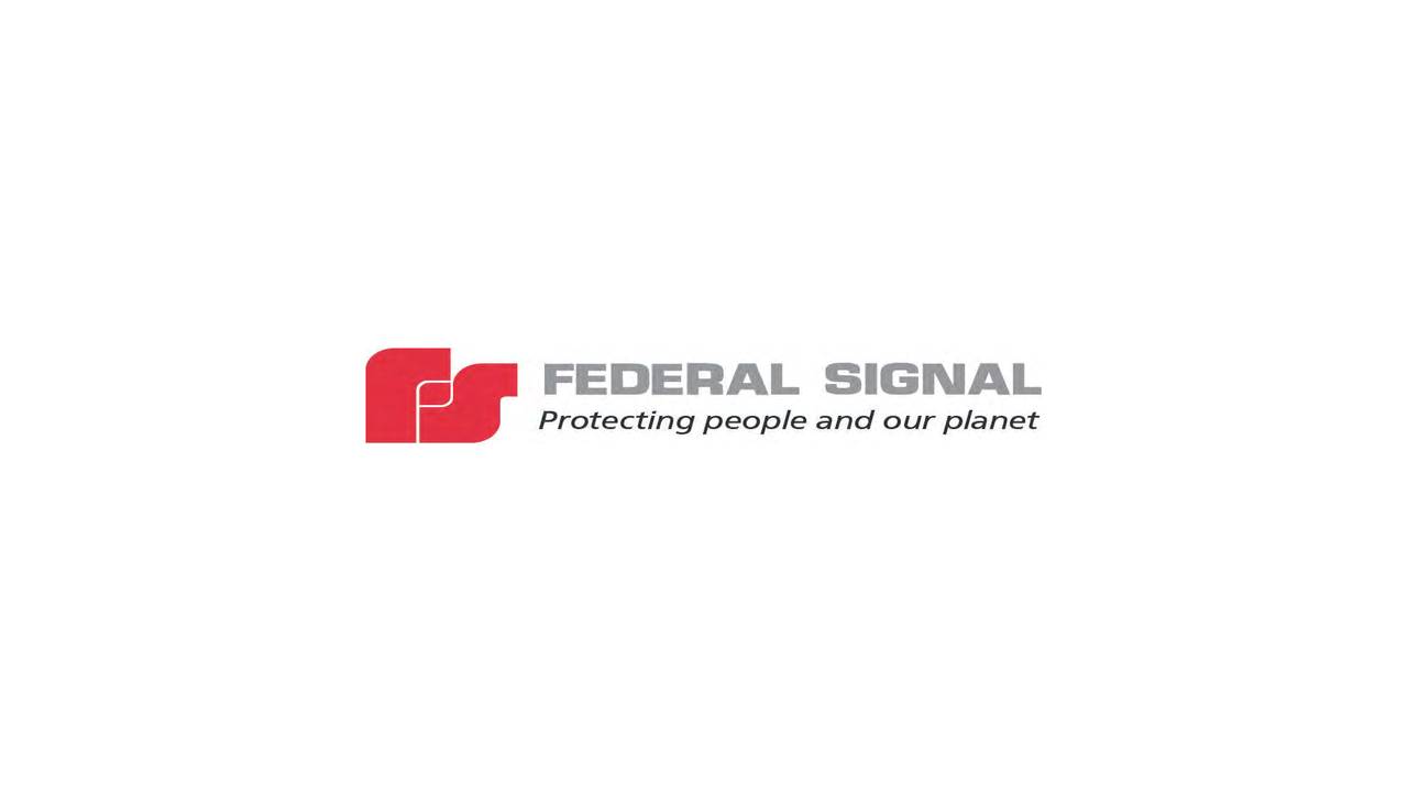 Federal Signal Corporation 2018 Q2 Results Earnings Call Slides