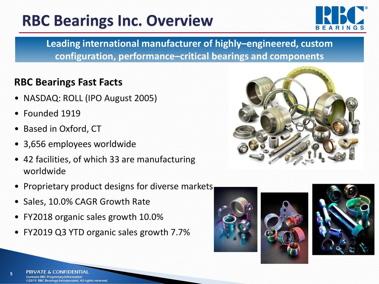 RBC Bearings (ROLL) Presents At Bank of America Merrill Lynch Global